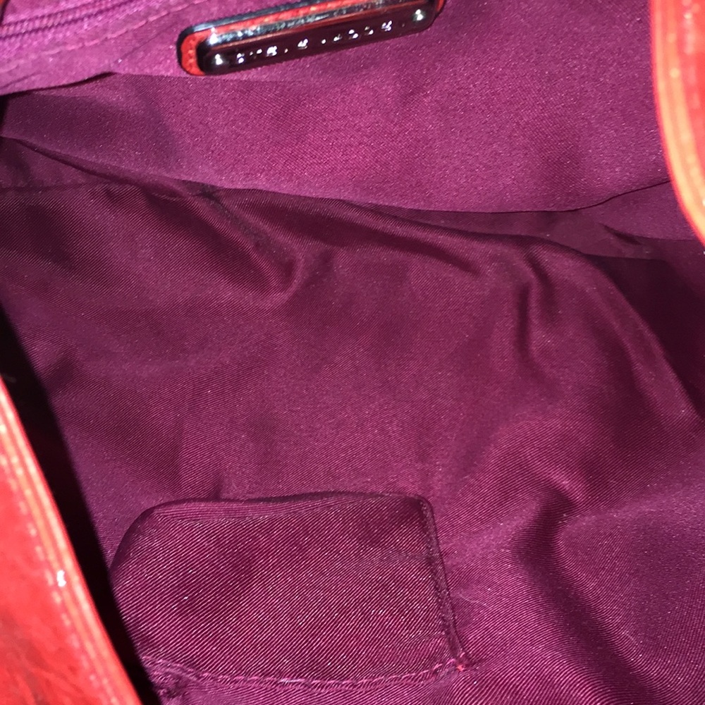Steve Madden Red Faux Patent Leather Hobo Bag - Picture 5 of 5